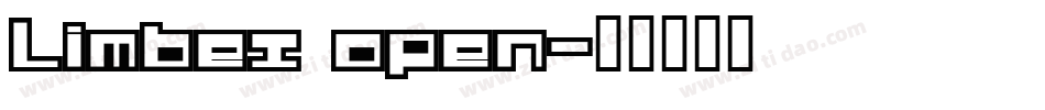 Limbex open字体转换